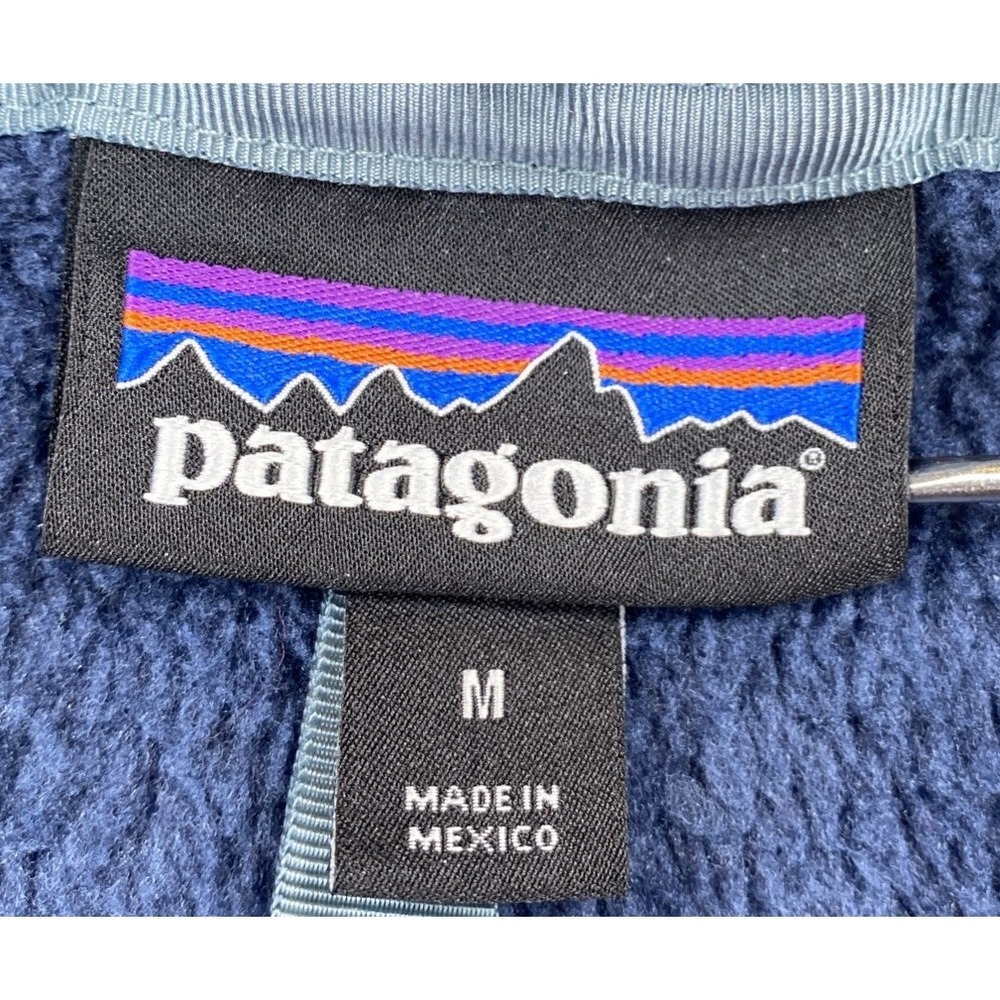 Patagonia Re-Tool Snap-T Pullover Navy Blue Women's Medium - Picture 5 of 7